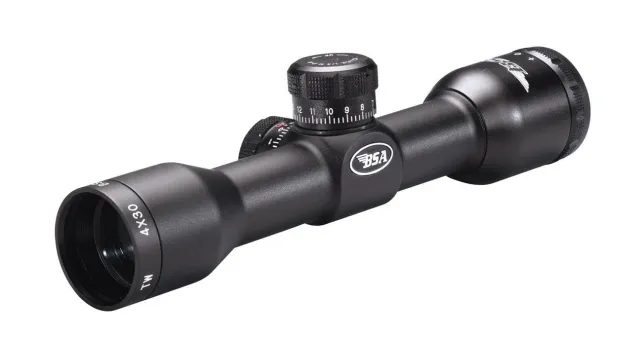 BSA TW4X30 Tactical Weapon Scope 4x30mm Mil-Dot Matte Black - View 2