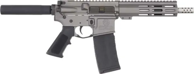 GLFA GL15223SSPTNG 223 Wylde AR15 Pistol 7.5" Stainless Barrel Tungsten - View 2
