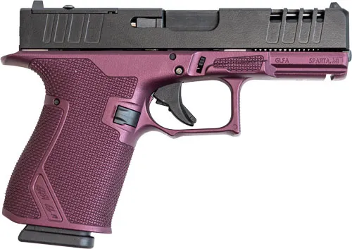 Great Lakes GL19CHY Striker 9mm 15+1 4" Black Cherry Cerakote Slide - View 2