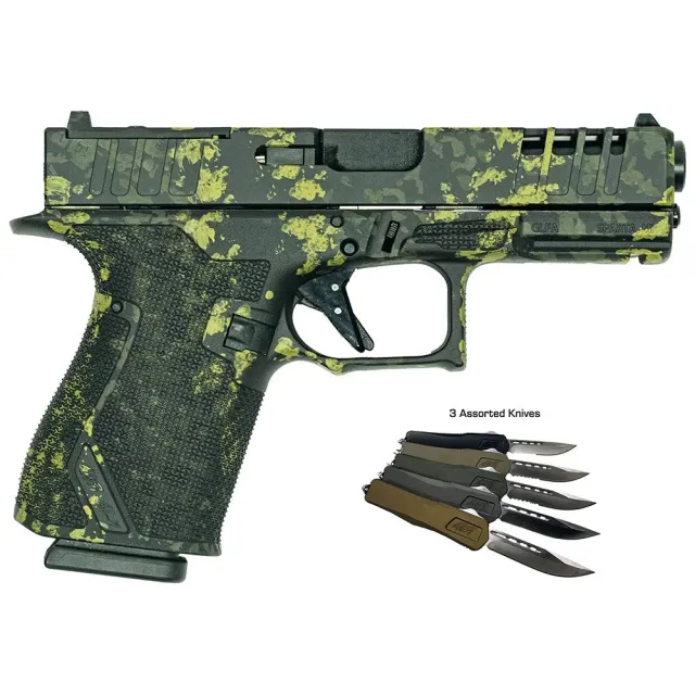 Great Lakes GL19LBLK 9mm 4in Optics Ready Lichen Black - View 2