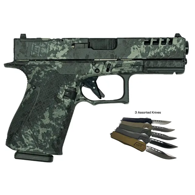 Great Lakes GL19LGRYBUNDLE 9mm 15Rd 4in Lichen Gray - View 2