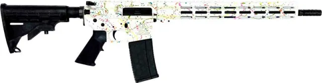 GLFA GL15223SWHT AR-15 .223 Wylde 16" HBAR Cerakote 30R M-LOK Rail - View 2