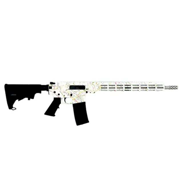 Great Lakes GL15223SSSWHT AR-15 .223 Wylde 16" SS Barrel 30rd White - View 2