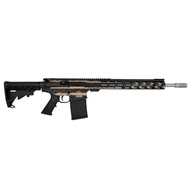 GLFA GL10308SSFDST .308 Win AR10 Rifle 18" SS Barrel Desert Flag Finish - View 2