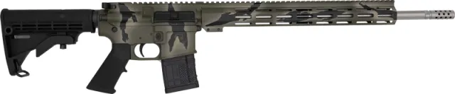 GLFA GL15450SSPGRN AR-15 .450 Bushmaster 18" SS Barrel Green Camo - View 2