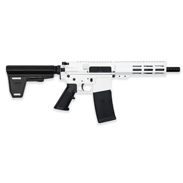 Great Lakes Firearms GL15223PBWHT AR-15 223 Wylde 30+1 7.50" Black... - View 2