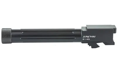 Lone Wolf Distributors AlphaWolf AW-2145TH 45 ACP Threaded Fluted Barrel - View 4