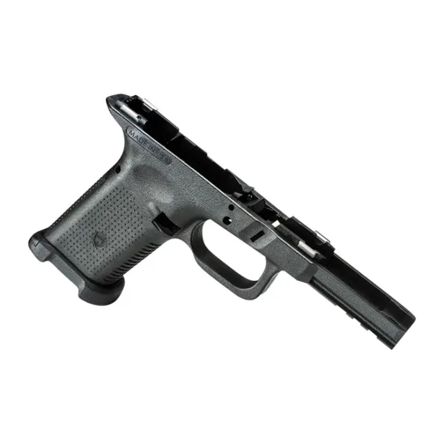 Lone Wolf LWD-TWF3-BARE Timber Wolf Stripped Glock Frame Black Textured - View 2