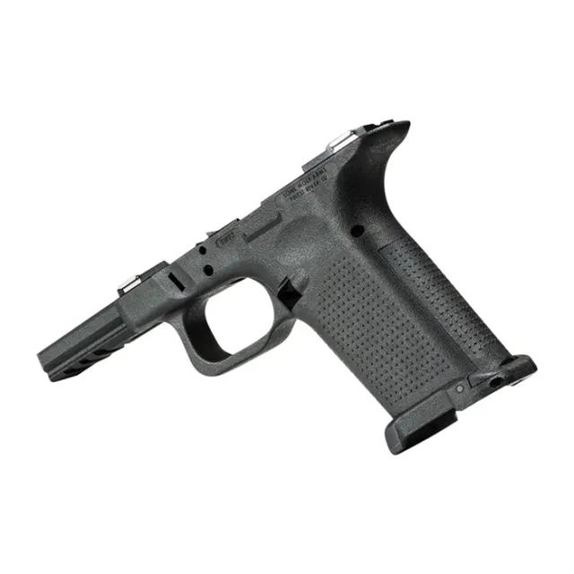 Lone Wolf LWD-TWF3-BARE Timber Wolf Stripped Glock Frame Black Textured - View 3