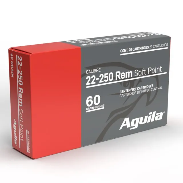 Aguila Ammunition 8338AG 22-250 Rem 60gr InterLock BTSP 20 Rounds - View 2