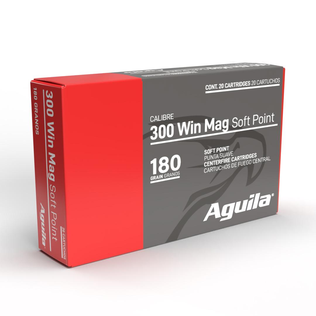 Aguila 82044AG .300 Win Mag 180gr InterLock BTSP Ammo 20 Rounds - View 2