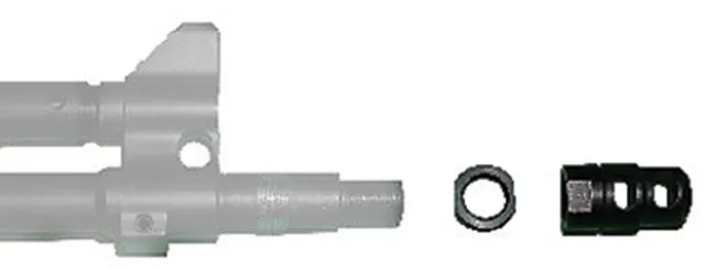 Kel-Tec PLR/SU-5826 Muzzle Brake Kit Black Steel 1/2"-28 tpi Threads - View 2