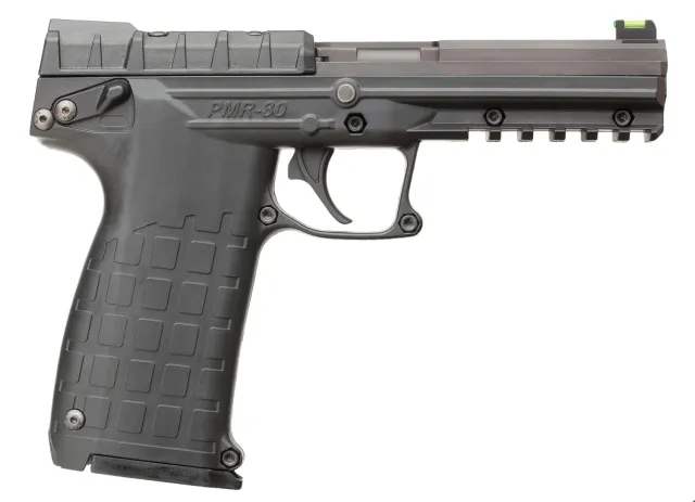 Kel-Tec PMR30BBLK High-Capacity .22 Magnum Semi-Auto Pistol: Lightweight, Compact, 4.3-Inch Fluted Steel Barrel, 30+1 Rounds, Picatinny Rail, Black Polymer Grip - View 2