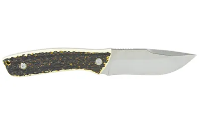 Camillus 19246 Western Crosstrail 4.25" Fixed Drop Point Plain Silver... - View 3