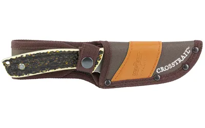 Camillus 19246 Western Crosstrail 4.25" Fixed Drop Point Plain Silver... - View 4