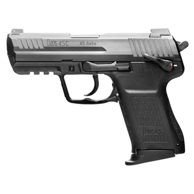 H&K HK45C 81001111 45 Auto Pistol 8+1 Black Nitride Slide 3.94" Barrel - View 2