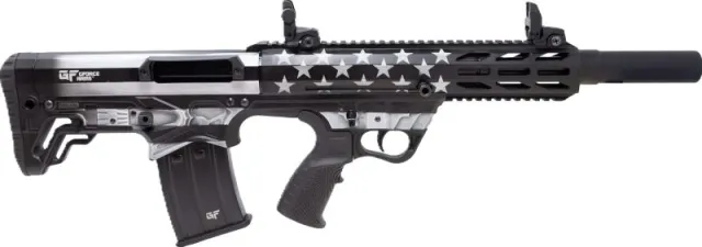 GForce Arms GFY-1 12 Gauge Shotgun 5+1 American Flag Bull-Pup 18.5" - View 2