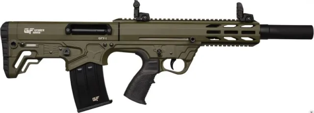 GForce Arms GFY11220ODG Shotgun GFY-1 12 Gauge 5+1 OD Green Bull-Pup - View 2