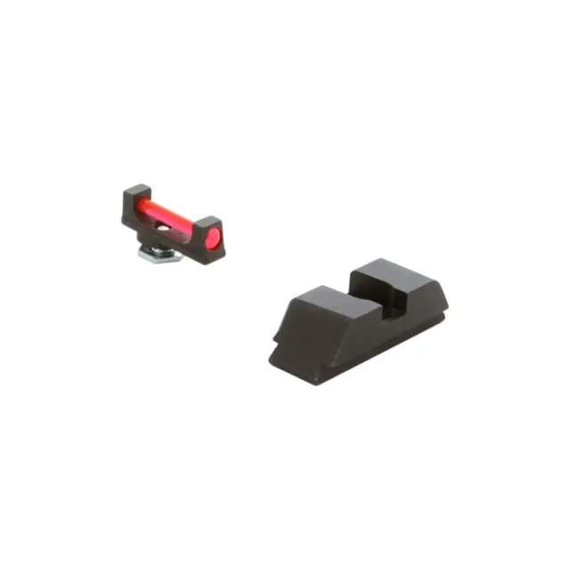 AmeriGlo GFT113 Range Sight Set Glock Red Fiber Optic Front/Black Rear - View 3