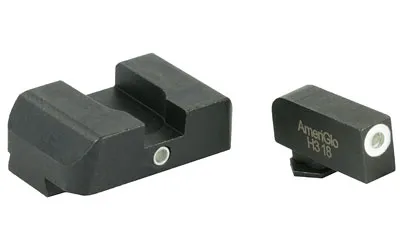 AmeriGlo GL102 i-Dot Night Sight Set Glock Gen 1-4 Tritium Green/White - View 2