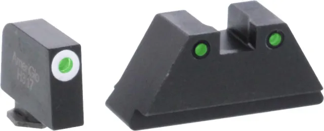 AmeriGlo GL152 Optic Compatible Sight Set for Glock XL Tall Green... - View 2