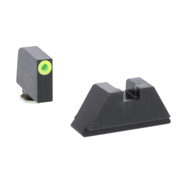 AmeriGlo GL611 Optic Sight Set Glock XL Tall Green Tritium LumiGreen - View 2