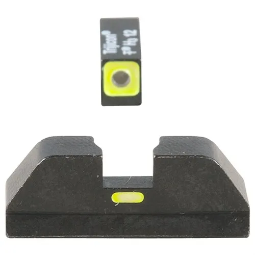 AmeriGlo GL614 CAP Sight Set Glock Green Tritium LumiGreen Outline - View 2