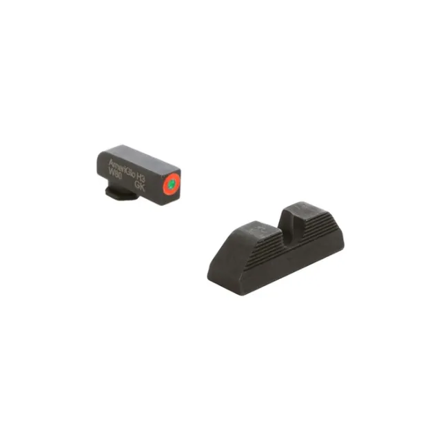 AmeriGlo GL5353 Protector Sight Set Glock Tritium Orange/Black Serrated - View 3