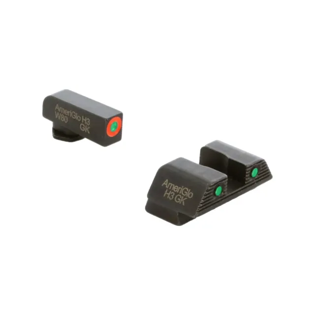AmeriGlo GL-823 Trooper Green Front Sight Orange Pro for Glock 42/43/48 - View 2