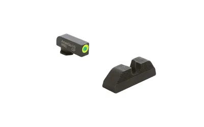 AmeriGlo GL-5354 Night Sight Green Front LumiGreen Outline Matte Finish - View 2