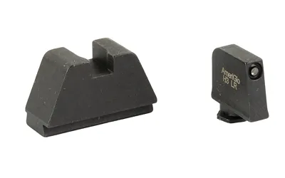 AmeriGlo GL811 Optic Sight Set Glock 3XL Tall Green Tritium Black Outline - View 3