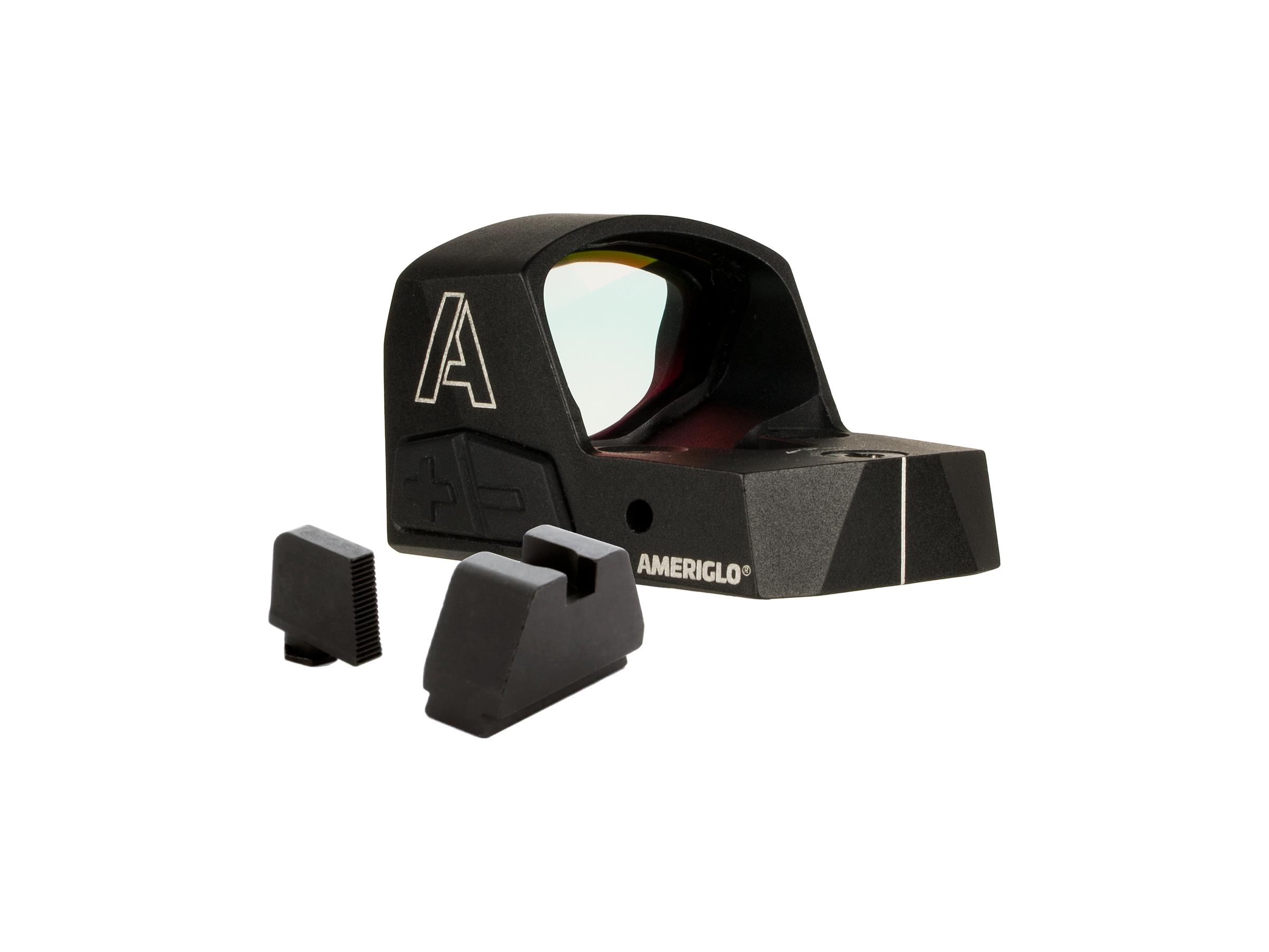 AmeriGlo Haven HVN04 Red Dot Sight 5 MOA Matte Black Combo 1.10" X 0.75" - View 2