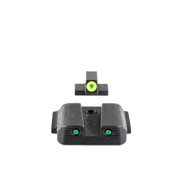 AmeriGlo SW-822 Trooper Tritium Sight Set for S&W M&P Shield Green - View 2