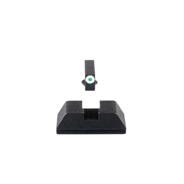 AmeriGlo GL-480 Tritium Sight Set for Glock .295 Rear .220 Front Black - View 2