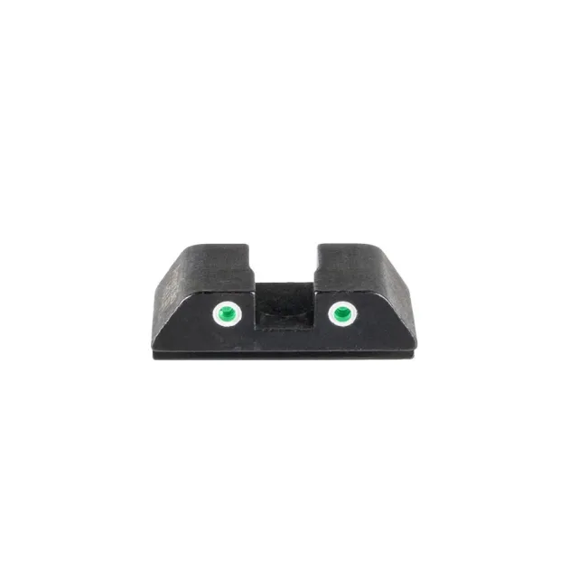 AmeriGlo GL-8430R Tritium 2-Dot Rear Sight Green/White for Glock 42/43/48 - View 2