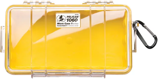 Pelican 1060-027-100 Micro Case Yellow/Clear 9" Hard Case - View 2