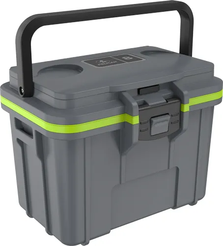 Pelican 8QT Elite Cooler Gray Green 6-8 Can Capacity Insulated Design - View 2