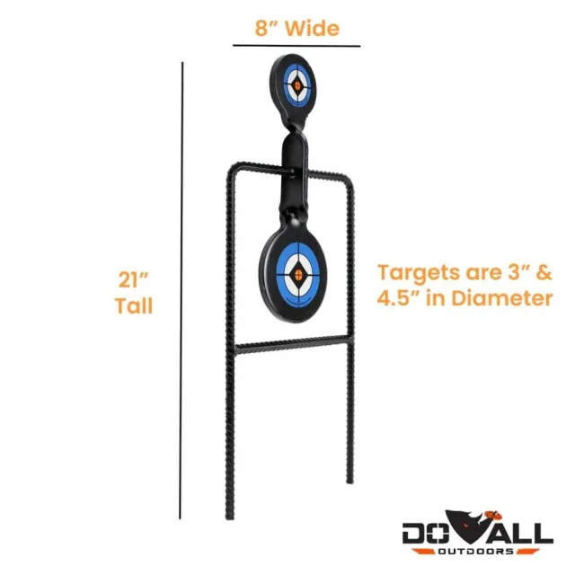 Do-All HGRB5 Steel Handgun Target Spinner 9mm-.45 Caliber Rebar Frame - View 2