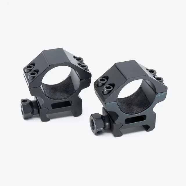 Riton Optics RT-M 1B Medium Rings 1 Inch Matte Black 6061-T6 Aluminum - View 2