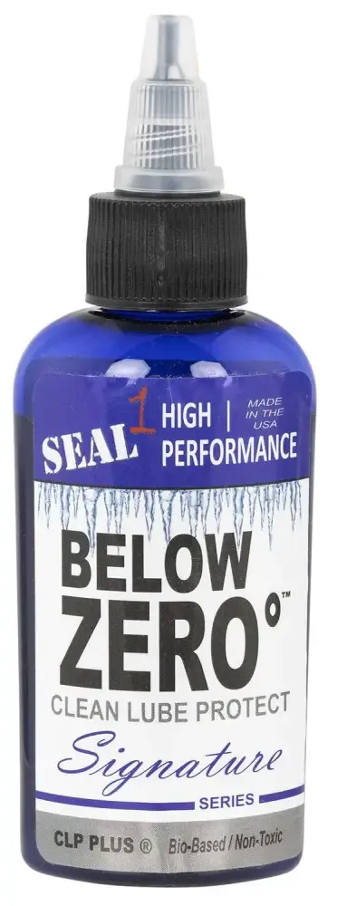 Seal 1 SLBZ2 Signature Below Zero Cleans, Lubricates, Protects 2 oz Squeeze Bottle - View 2