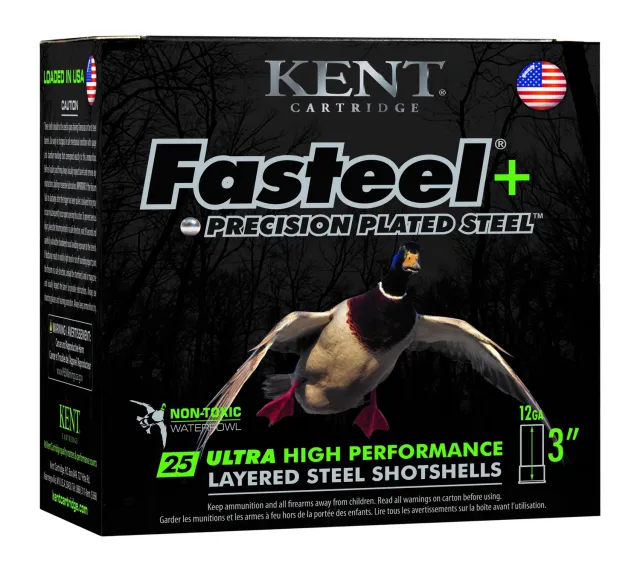 Kent Fasteel+ K1235FSP422X4 12 Gauge 3.5in 1.5oz 2x4 Shot 25 Rounds - View 2
