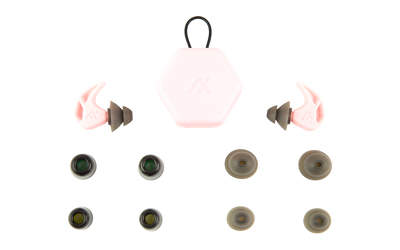 AXIL X20-PINK Earplugs Soft Pink 3 Silicon Tips 2 Foam Tips Case Included - View 2