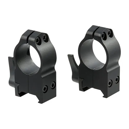 Warne 203LM Maxima 1" QD Extra High Matte Rings - View 2