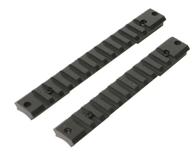 Warne M674M20MOA Remington 700 Tactical Rail Matte Black 20 MOA Steel - View 2
