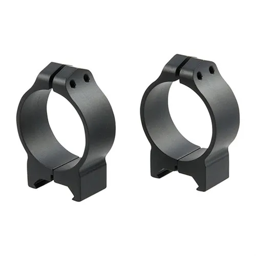 Warne 220M Maxima Steel Rings 34mm Low Matte for Weaver/Picatinny Rails - View 2