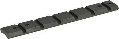 Warne M996M Browning BAR Maxima Matte Black 1-Piece Steel Base - View 2