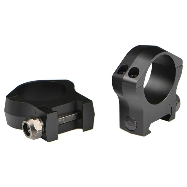 Warne 7215M Mountain Tech Scope Rings - 30mm High Matte Black - View 2