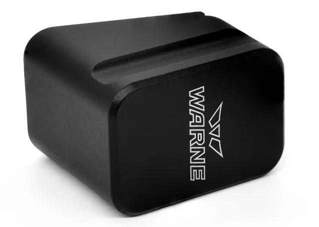 Warne 3111-W Magazine Extension +5 for Glock 17/22 Matte Black 5RD - View 2
