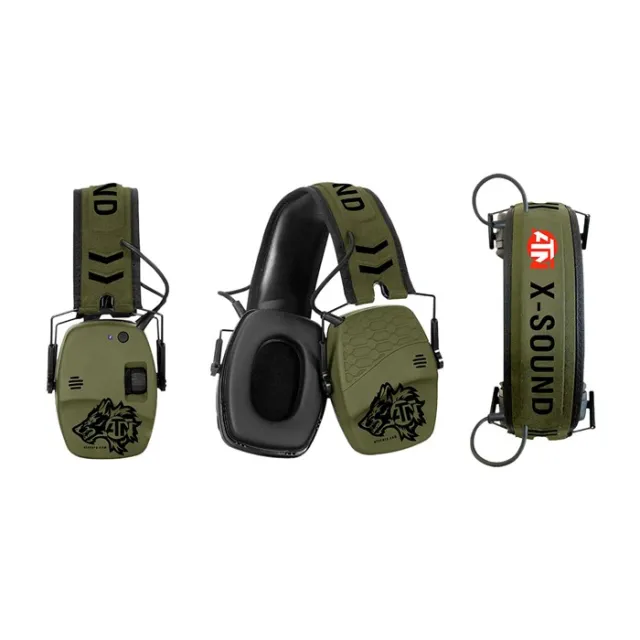 ATN X-Sound Hearing Protector 22dB Bluetooth Green ACPROTXSND - View 2