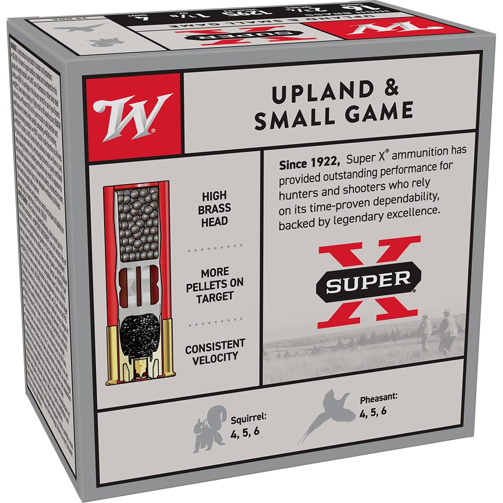 Winchester X16H4 16 Gauge 2.75 in High Brass 1 1/8 oz #4 Shot 25 Rounds - View 2
